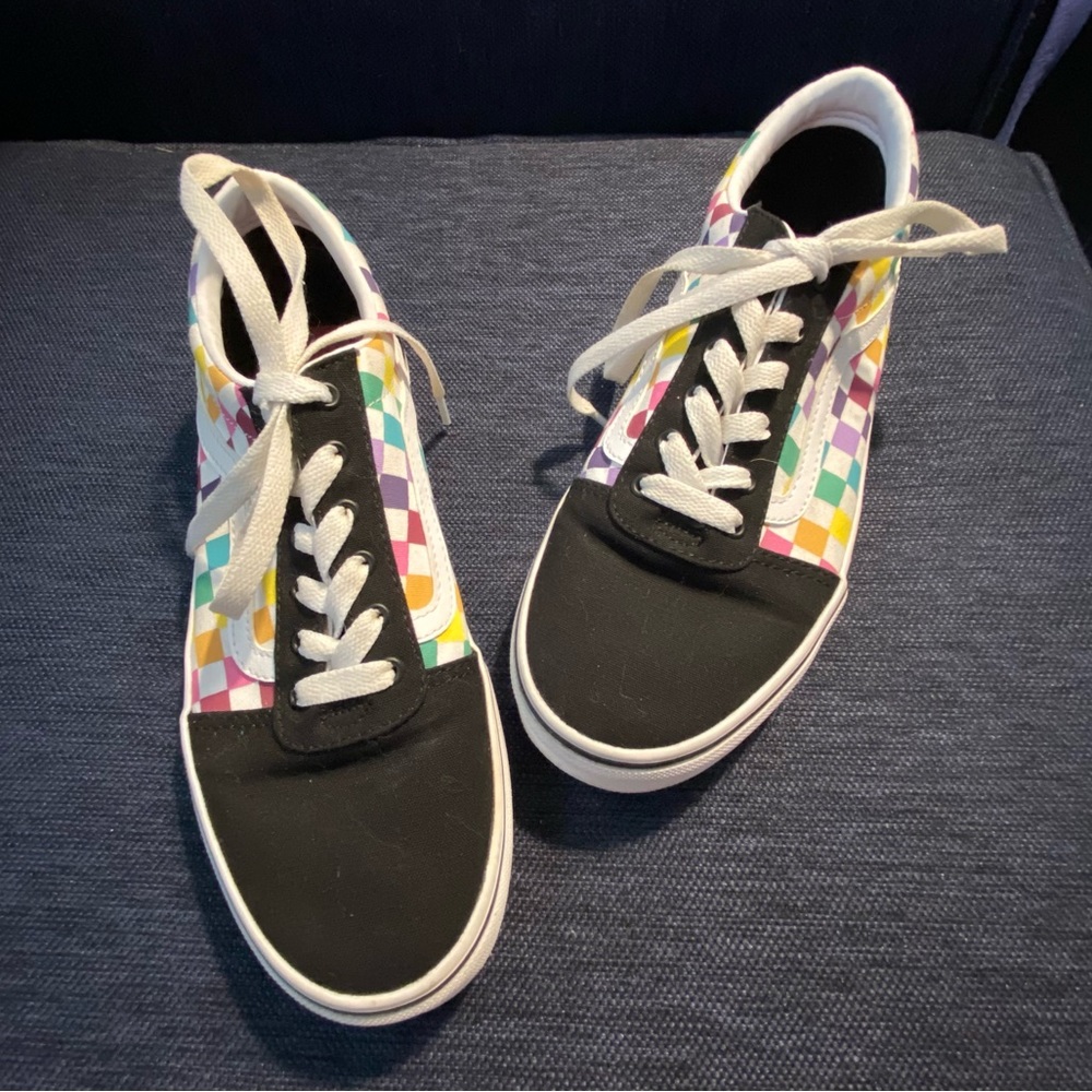 Vans Rainbow Party Check sneakers 5.5 size